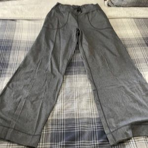 Wide Legged lululemon sweat pants.